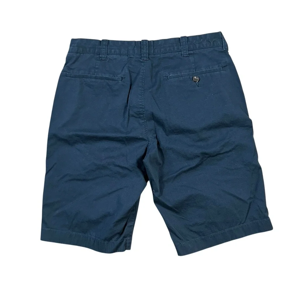 J Crew Stretch Shorts Mens‎ 29x10.5 Cotton Navy Blue Preppy Chino